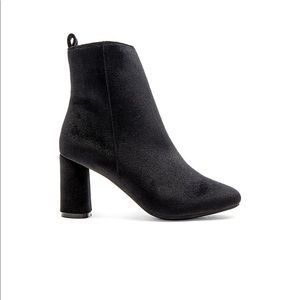 NBD X RAYE Afton velvet Booties